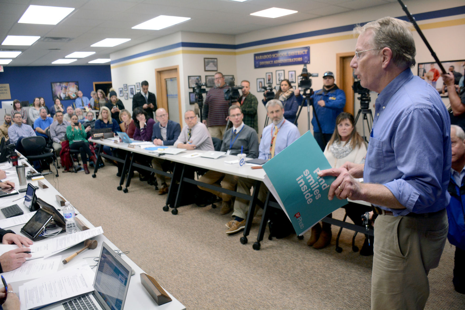 School board meeting